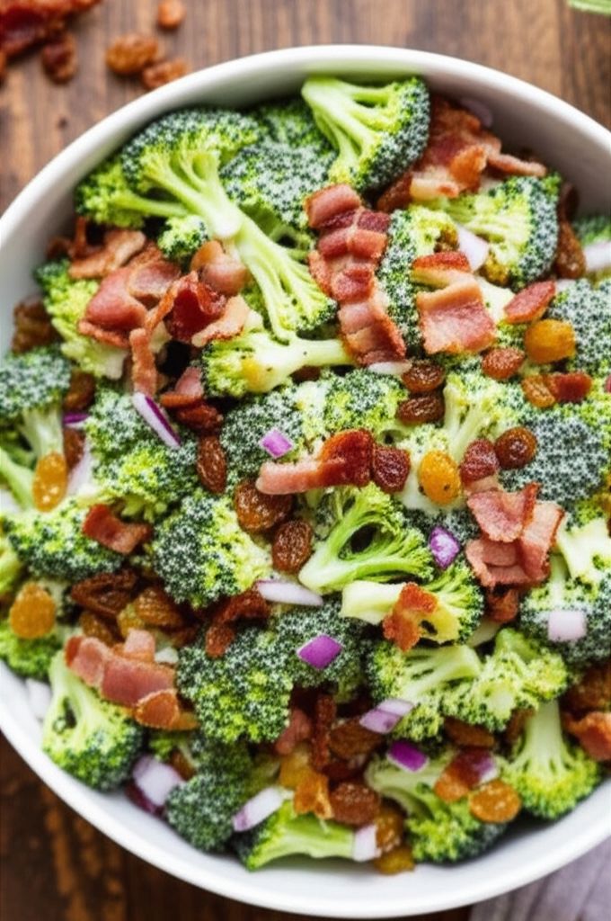 Sweet and Tangy Broccoli Salad