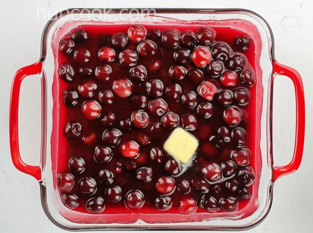 Sweet Dark Cherry Cobbler