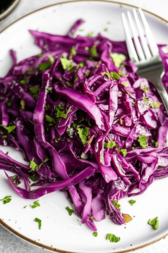 Tangy Warm Red Cabbage