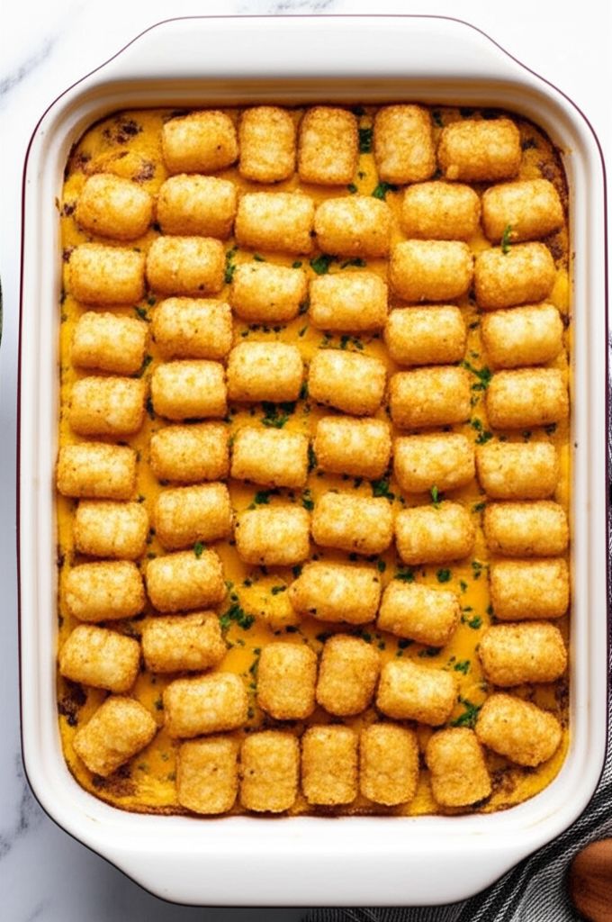 Tater Tot Breakfast Casserole