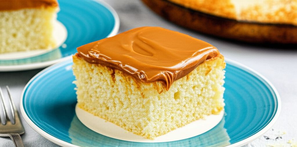 Tres Leches Cake with Dulce de Leche