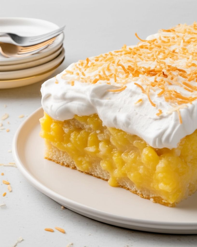 Tres Leches Piña Colada Cake