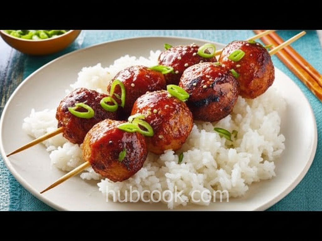Tsukune (Japanese Chicken Meatballs)
