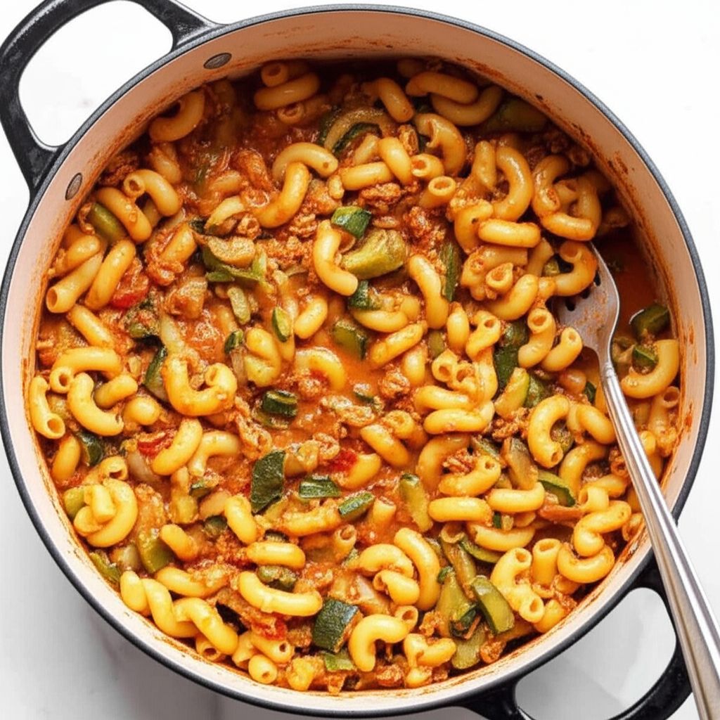 Tuna Zucchini Elbow Pasta