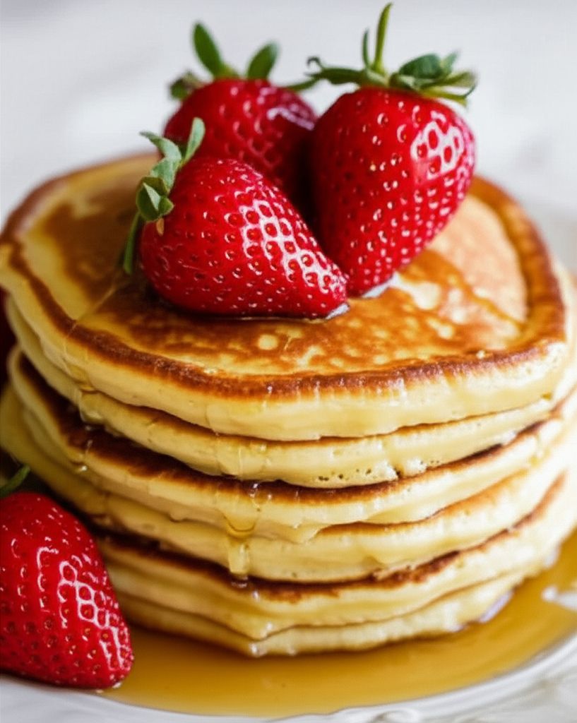 Vanilla Cinnamon Protein Pancakes