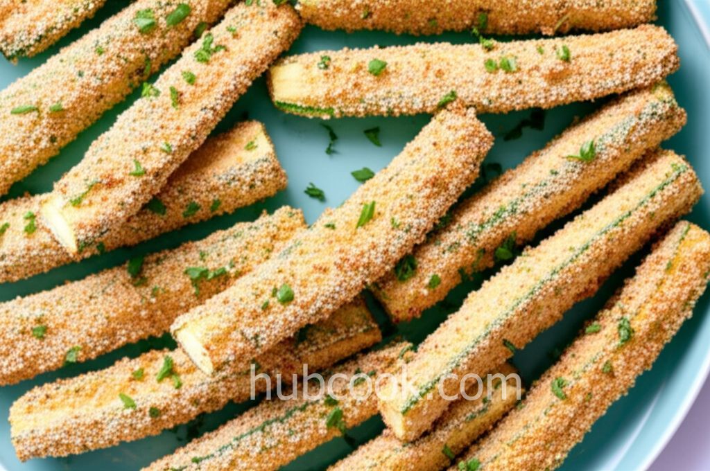 Vegan Oven-Fried Zucchini Sticks