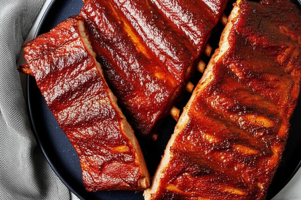 Air Fryer BBQ Baby Back Ribs
