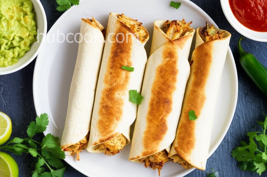 Air Fryer Chicken Taquitos