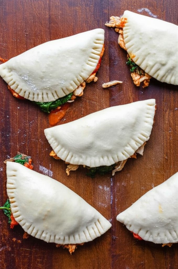Air-Fried Chicken Calzone