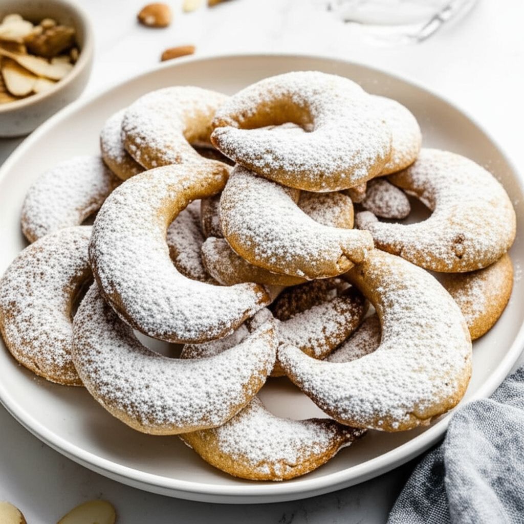 Almond Crescent Cookies
