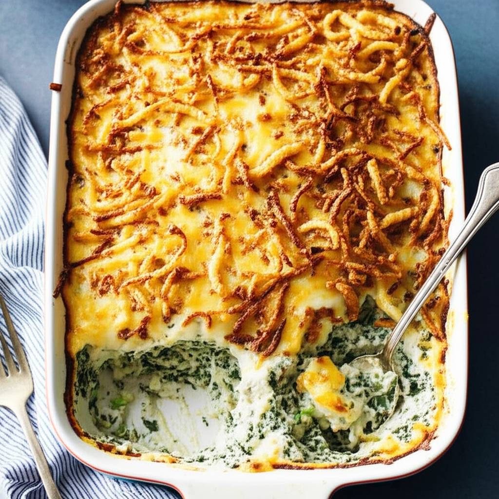 Amazing Spinach Artichoke Casserole