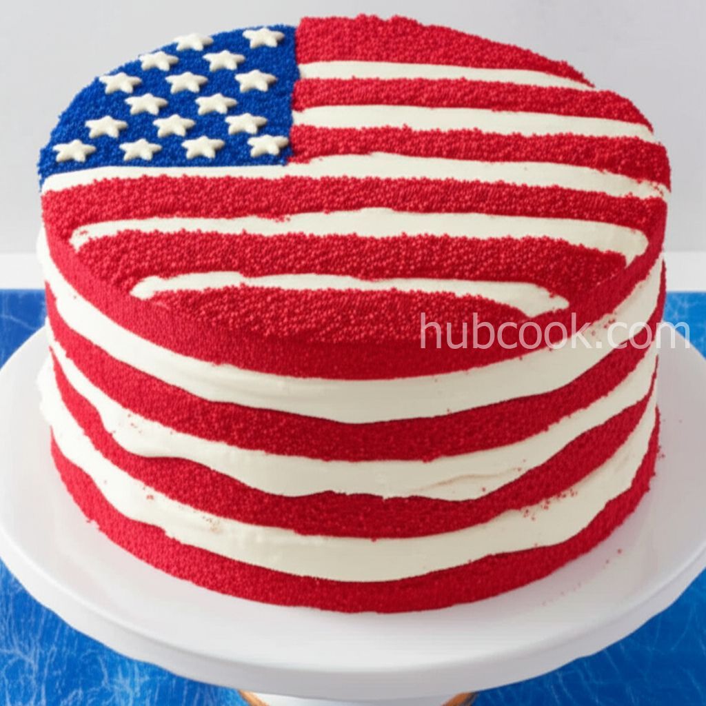 American Flag Cake