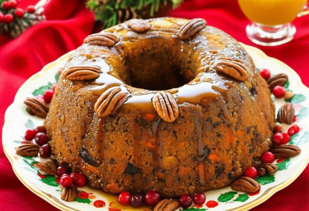 Apple and Carrot Christmas Pudding