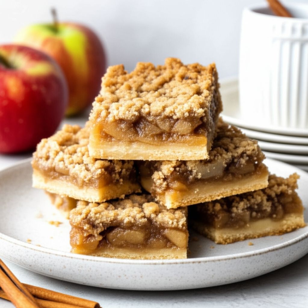 Apple Crisp-Browned Butter Bars
