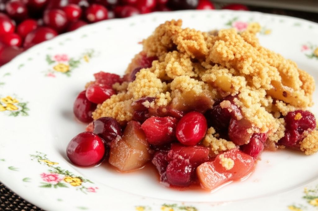 Apple-Cranberry Crumble