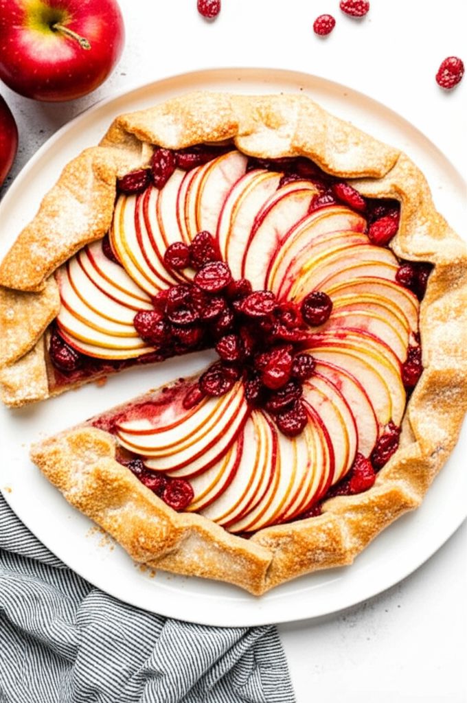Apple-Cranberry Tart