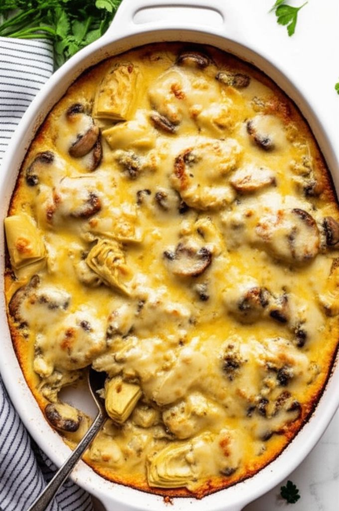Artichoke Chicken Casserole