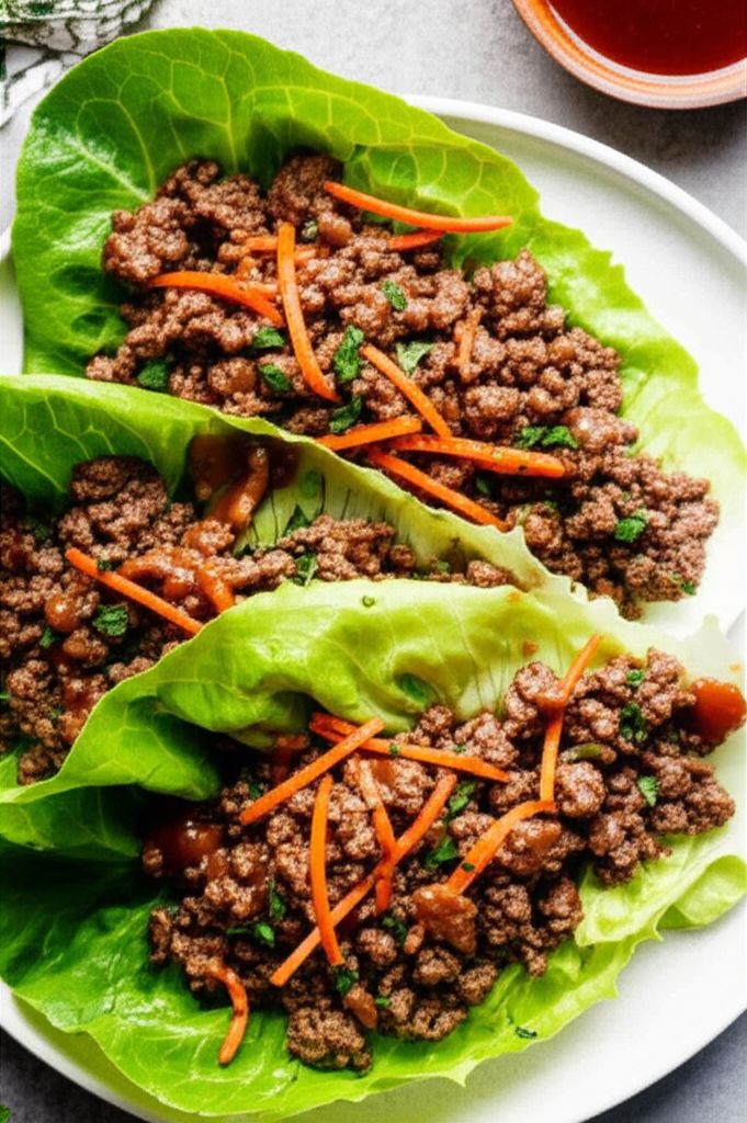Asian Beef Lettuce Wraps