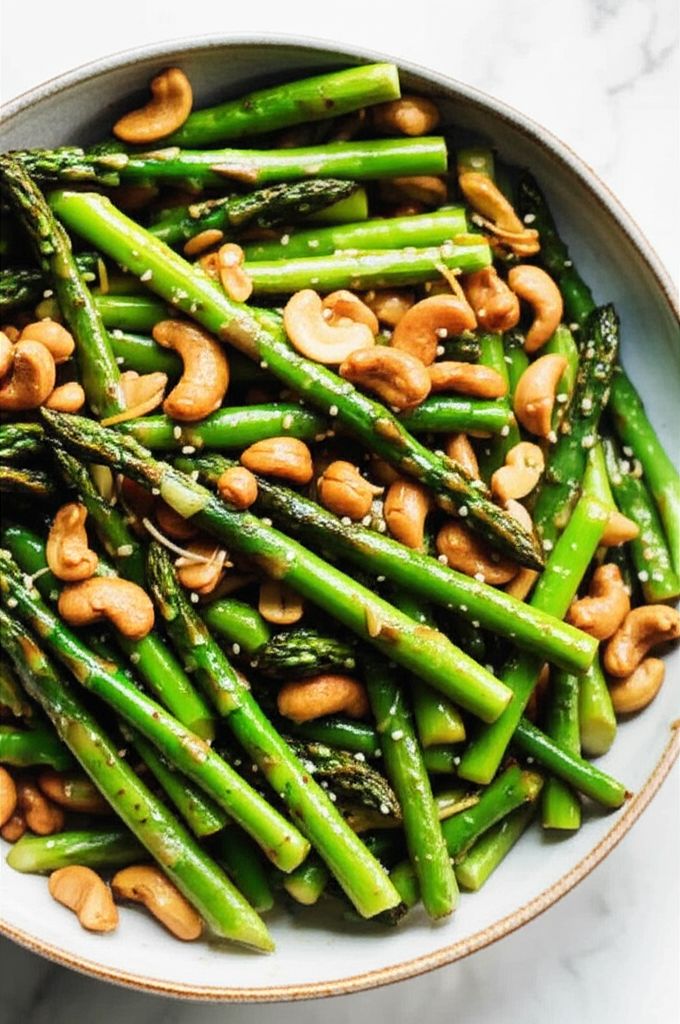 Asparagus and Cashews