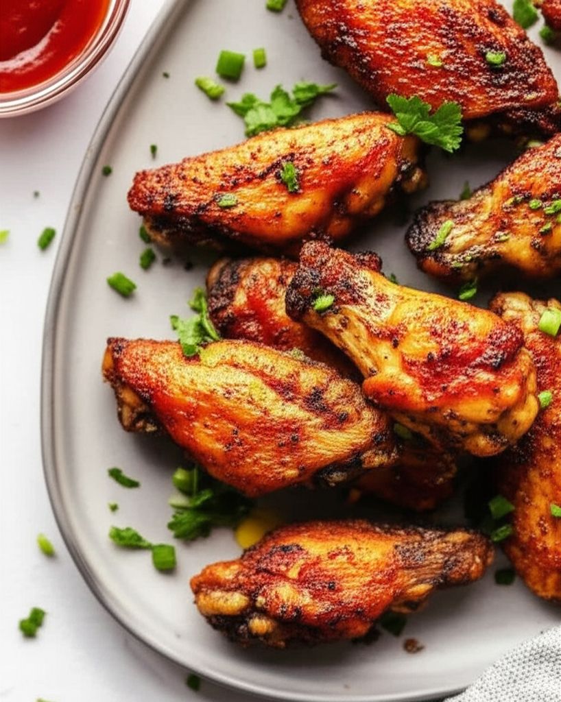 Awesome Crispy Baked Chicken Wings