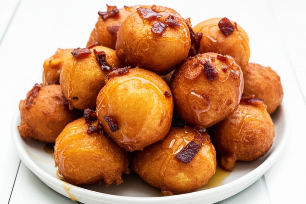 Bacon and Egg Doughnuts