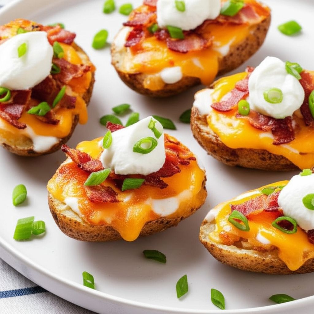 Bacon-Cheddar Potato Skins