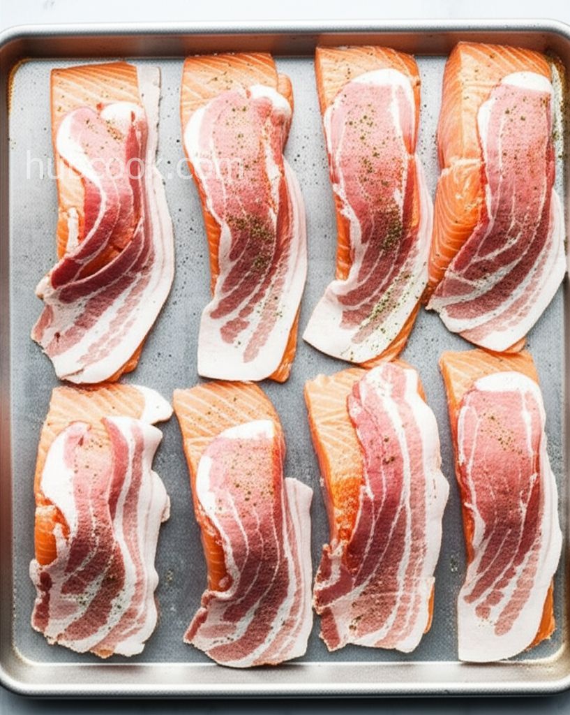 Bacon-Wrapped Salmon