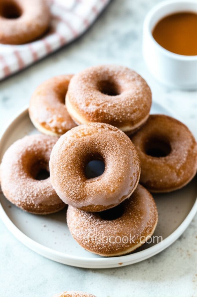 Baked Cinnamon Sugar Donuts