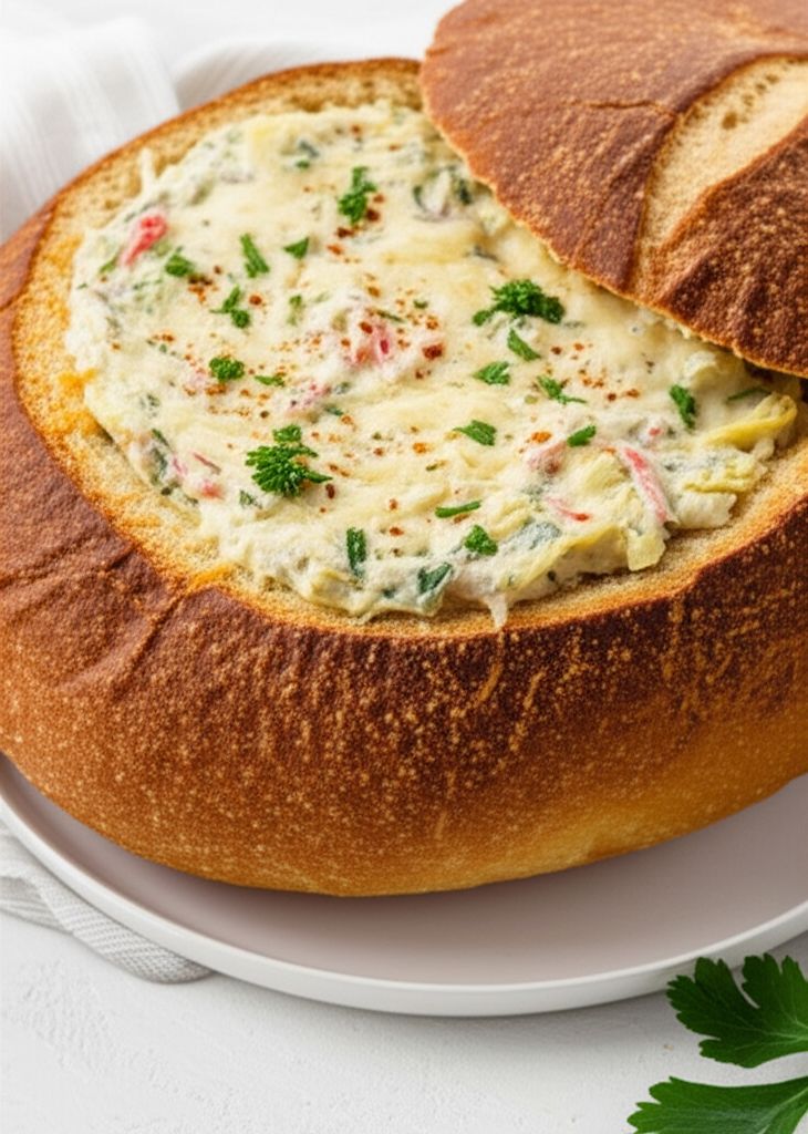 Baked Crab and Artichoke Dip
