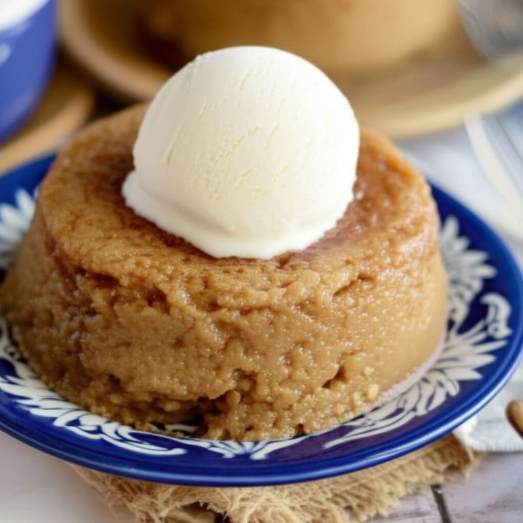 Baked Indian Pudding With Maple Syrup