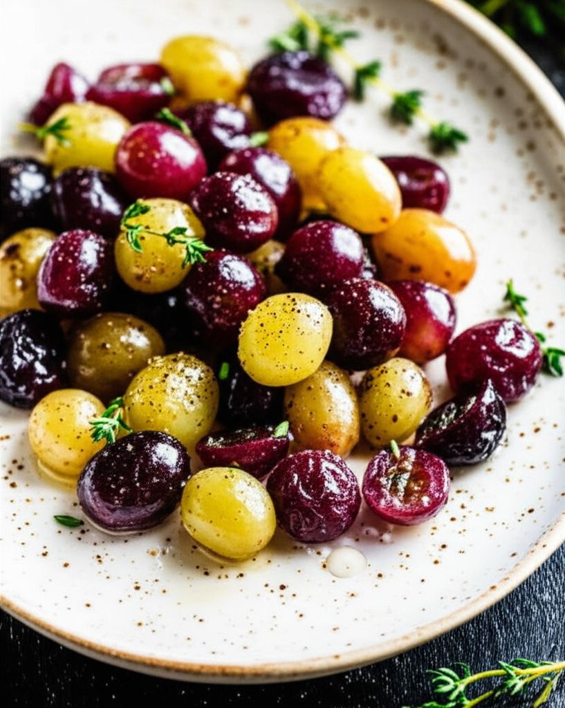 Balsamic Roasted Grapes