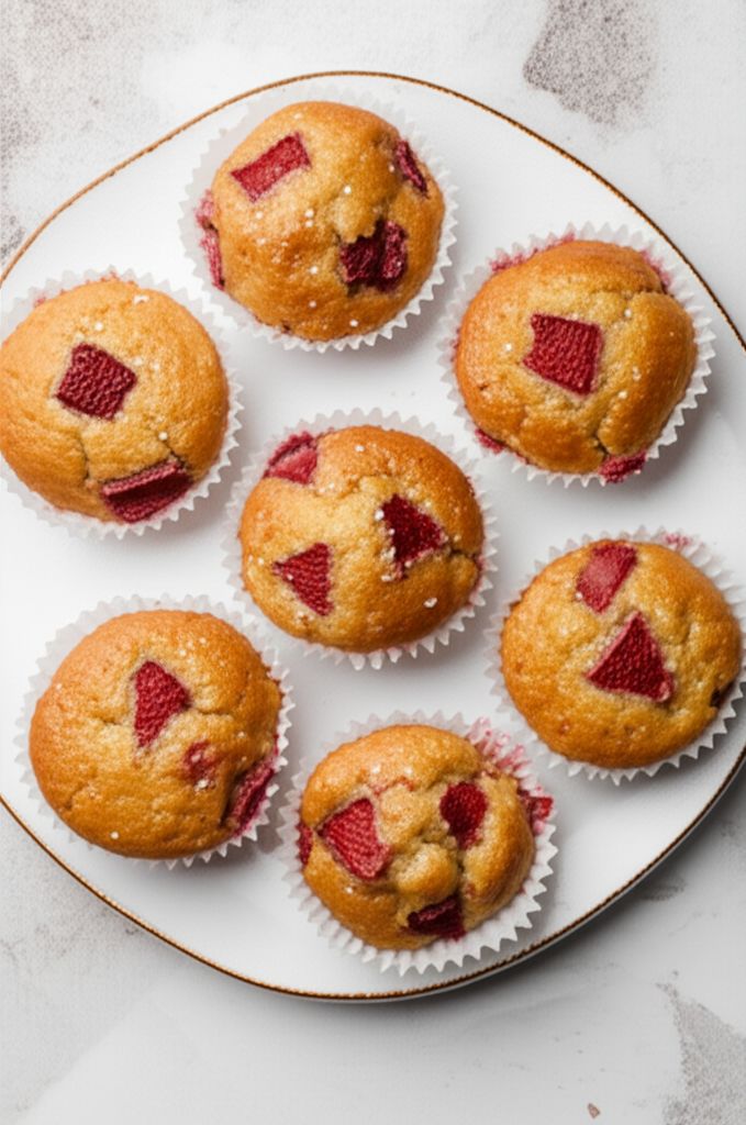 Banana Strawberry Muffins