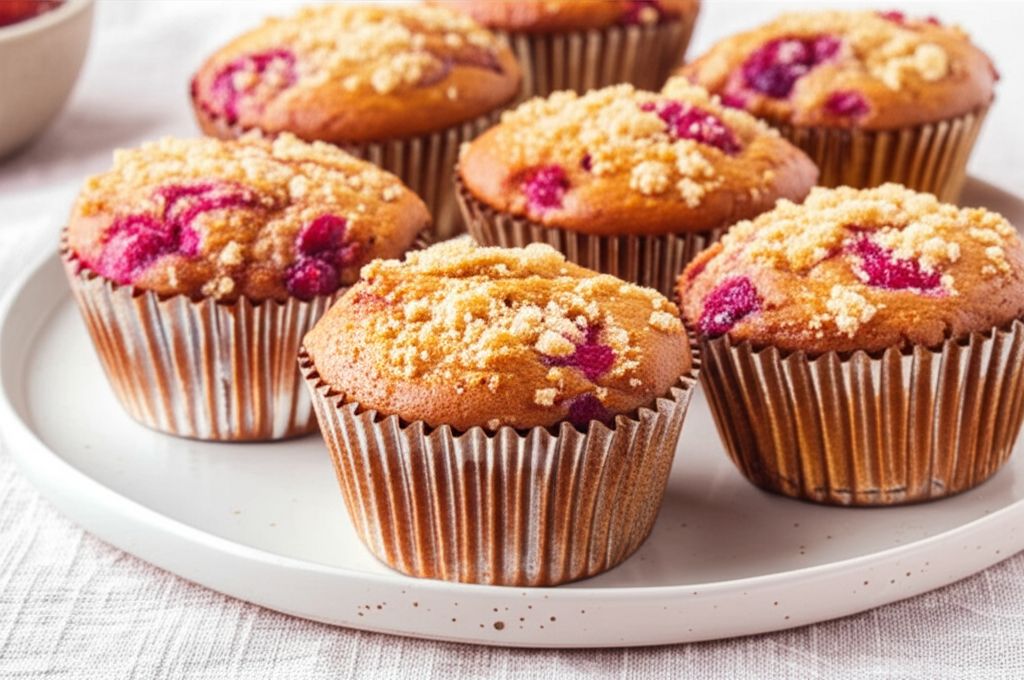 Banana Walnut Cranberry Muffins