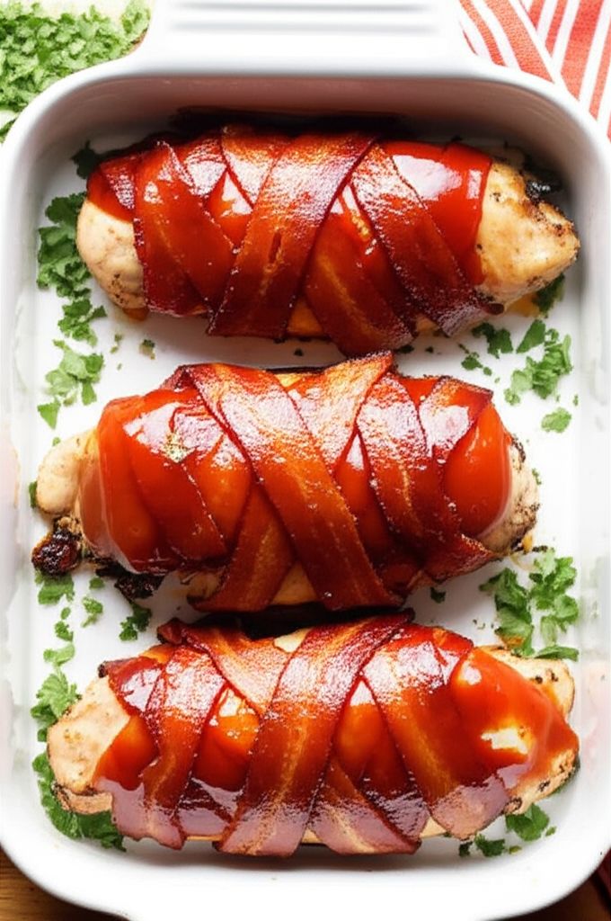 Barbeque Bacon Chicken Bake