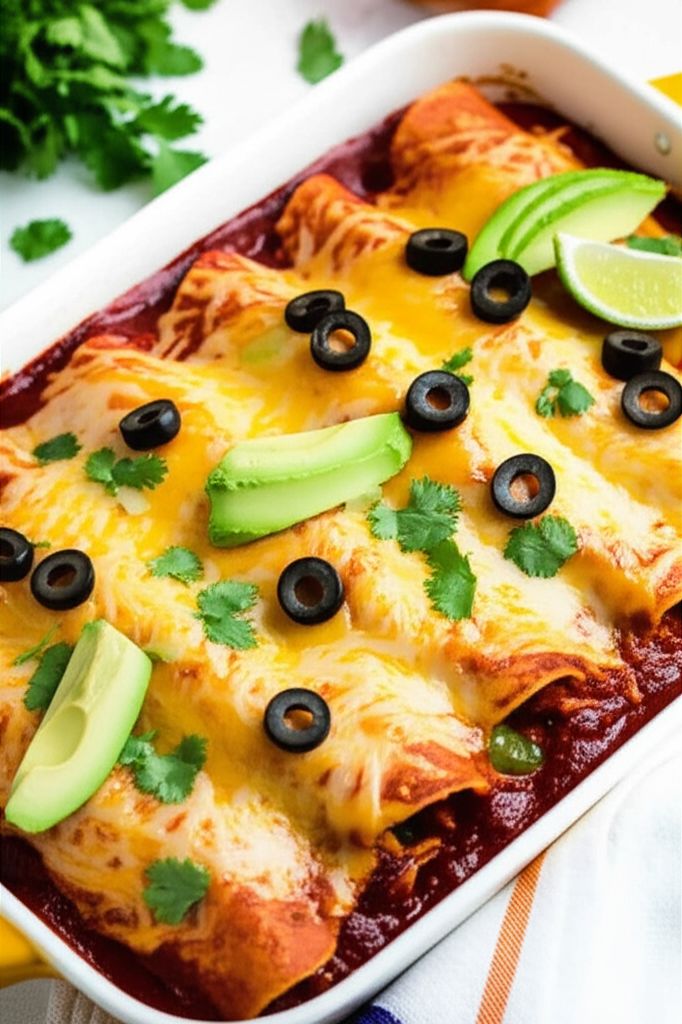 Beef Enchiladas with Homemade Sauce