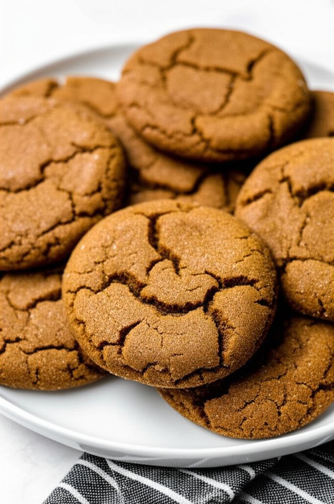 Big Soft Ginger Cookies