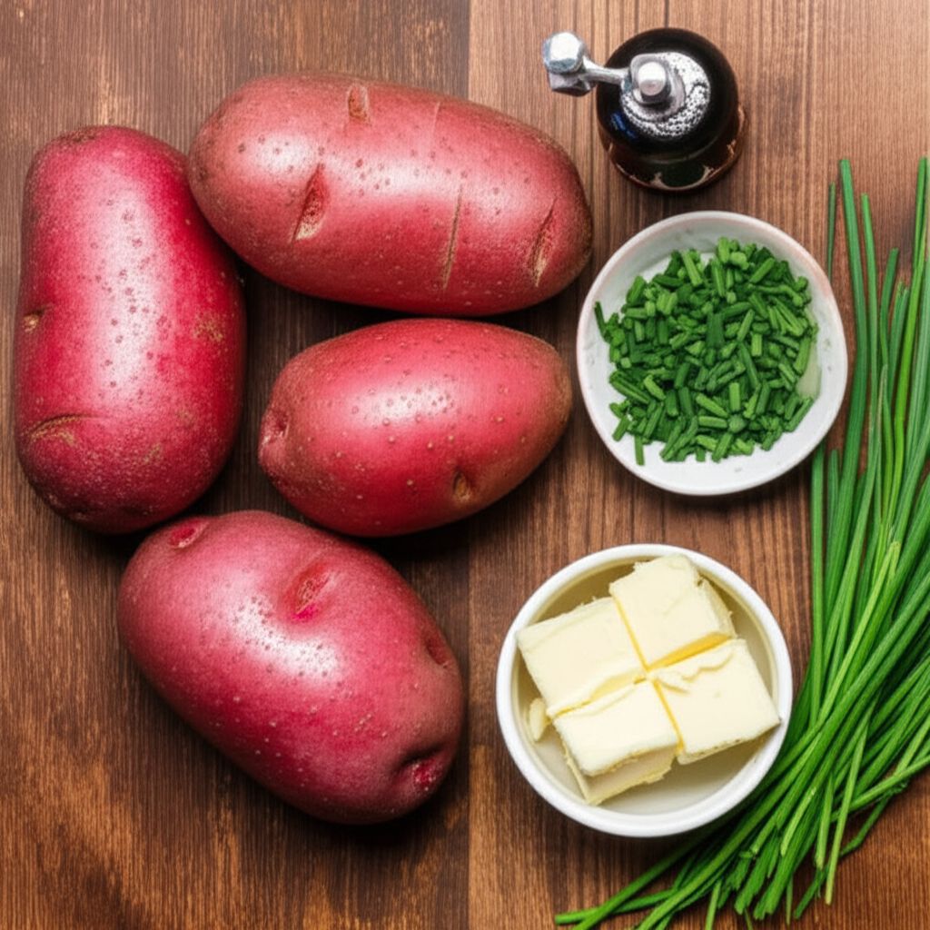 Boiled Potatoes with Chives