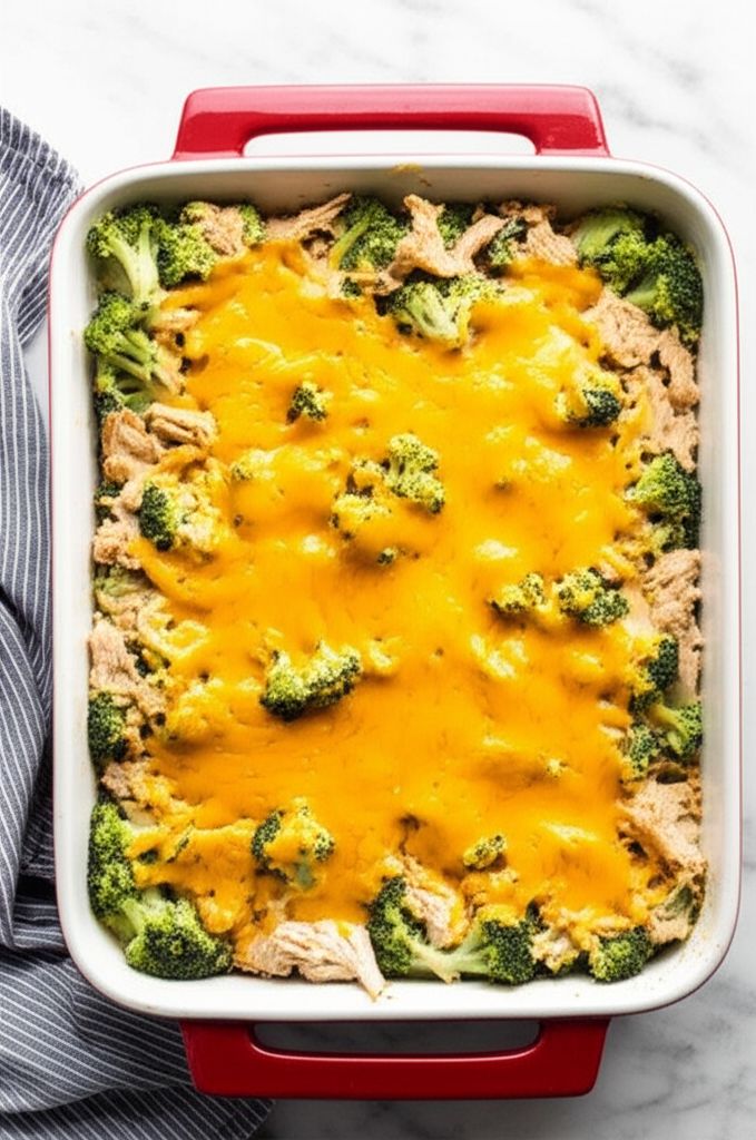 Cheesy Broccoli and Chicken Casserole