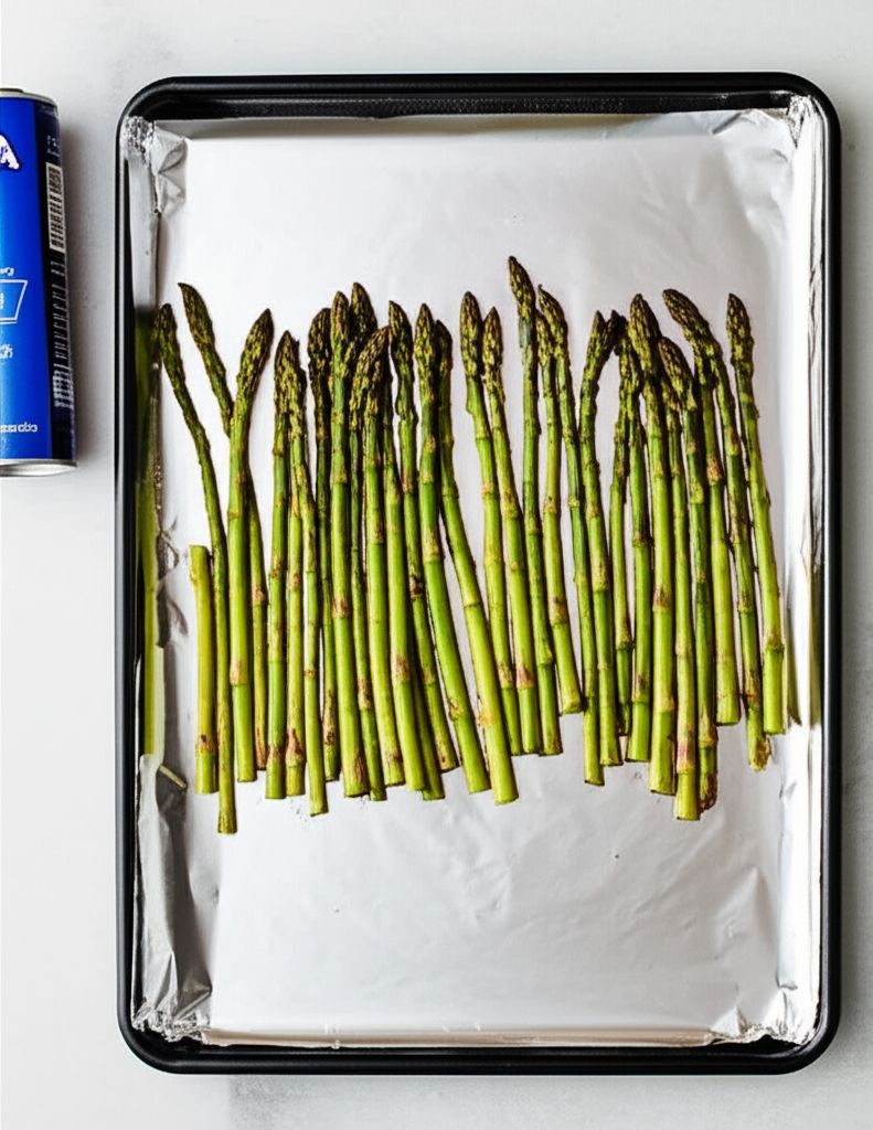 Cheesy Garlic Asparagus