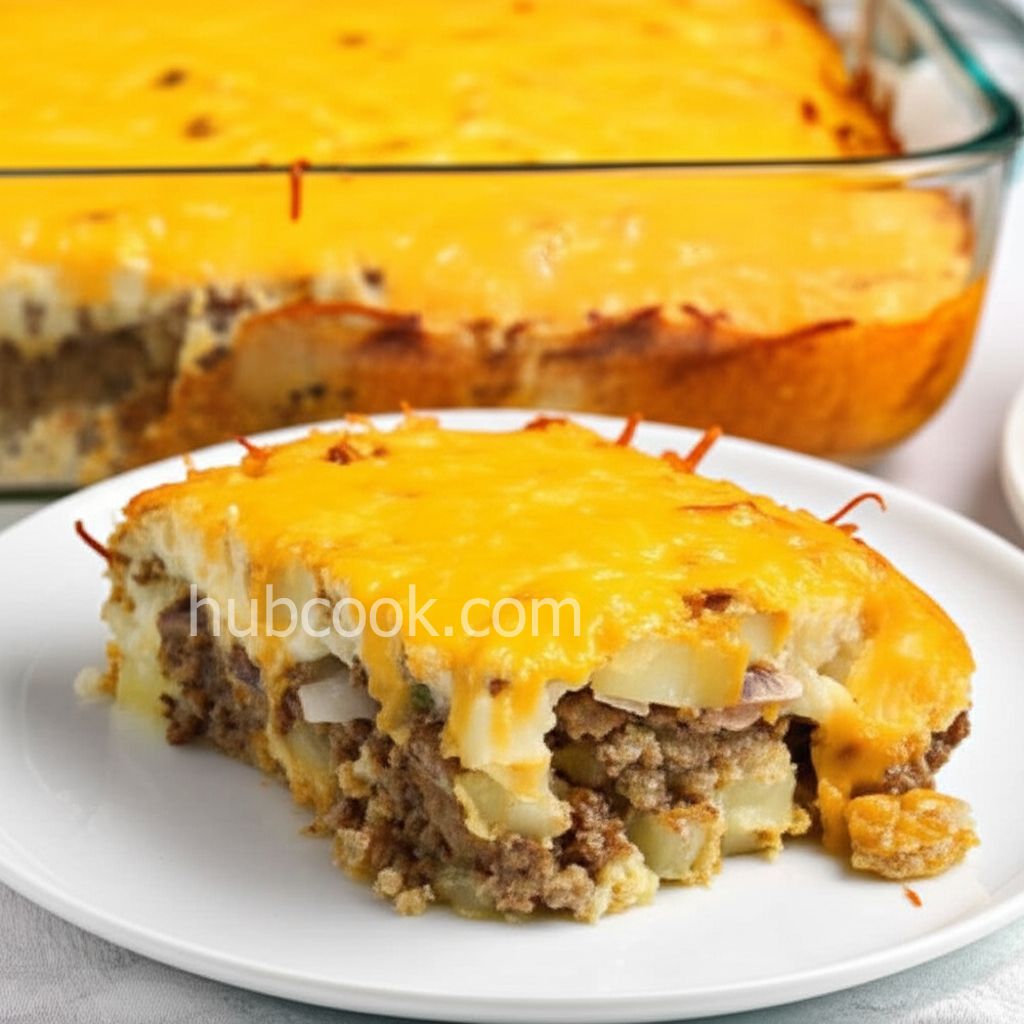 Cheesy Sausage and Potato Breakfast Casserole