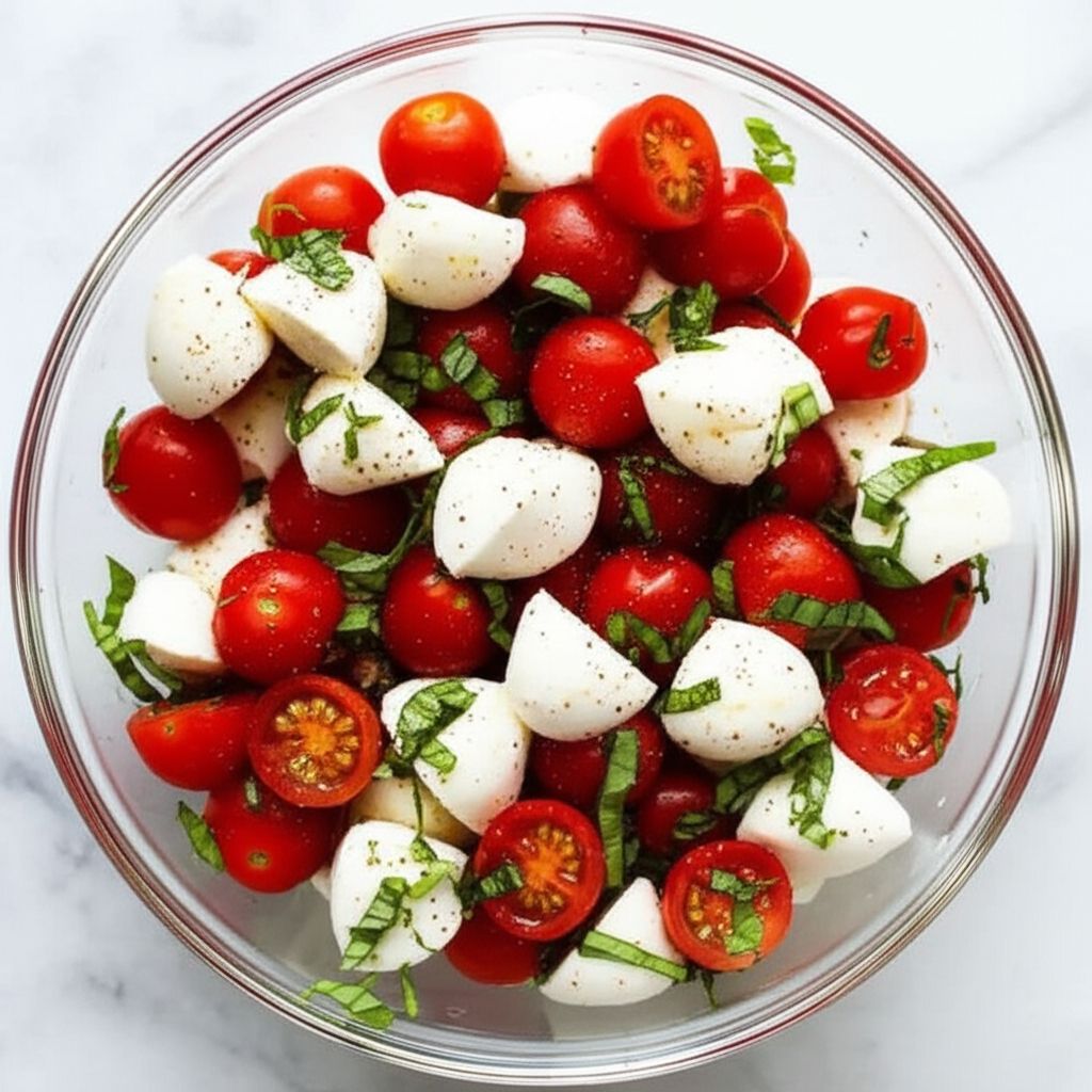 Cherry Tomato Caprese Salad