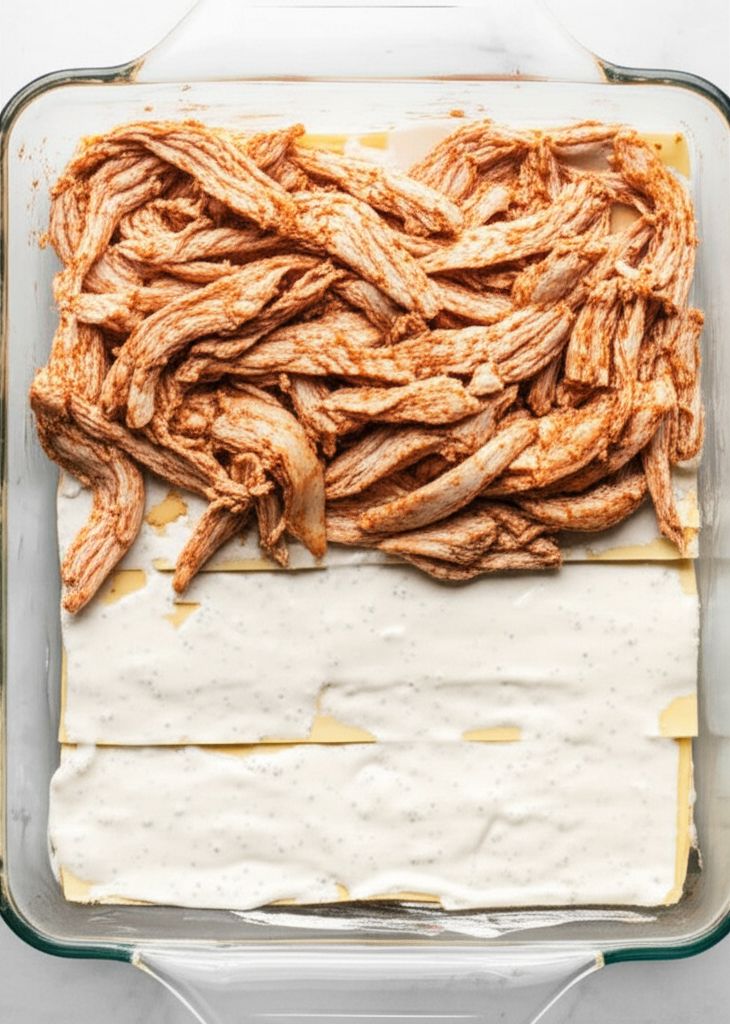 Chicken Taco Lasagna