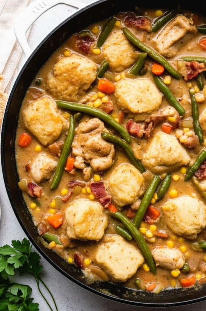 Chicken Thigh and Dumpling Stew