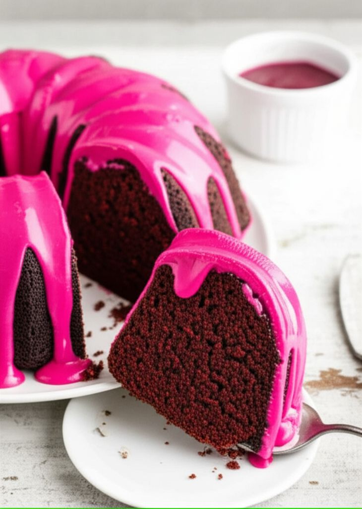 Chocolate Beet Cake with Beet-Vanilla Glaze