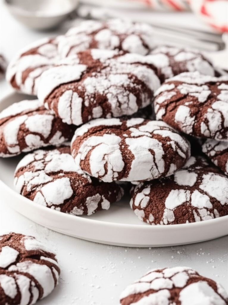 Chocolate Crinkle Cookies
