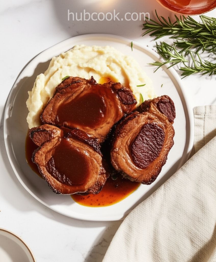 Cider-Braised Pork Cheeks