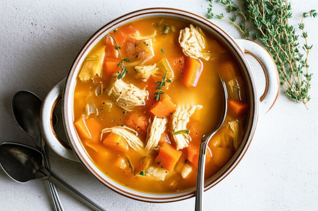 Cold Season Chicken and Sweet Potato Soup