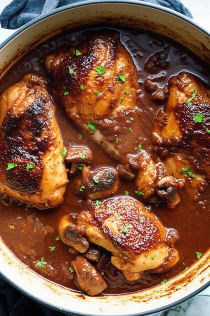 Coq au Vin alla Italiana