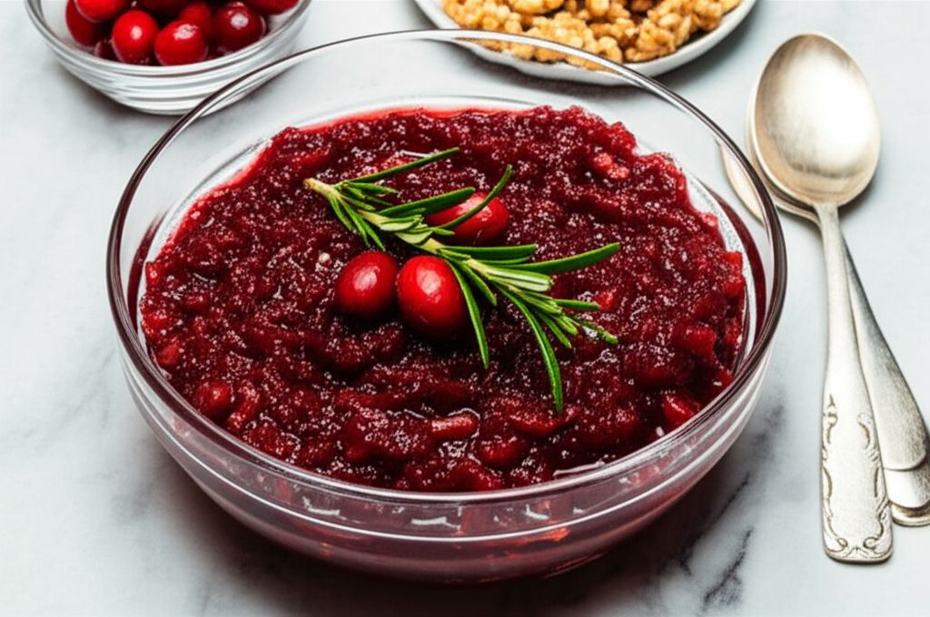 Cranberry Sauce with Walnuts