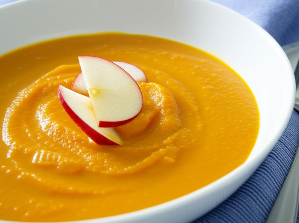 Creamy Butternut Squash With Cinnamon Soup